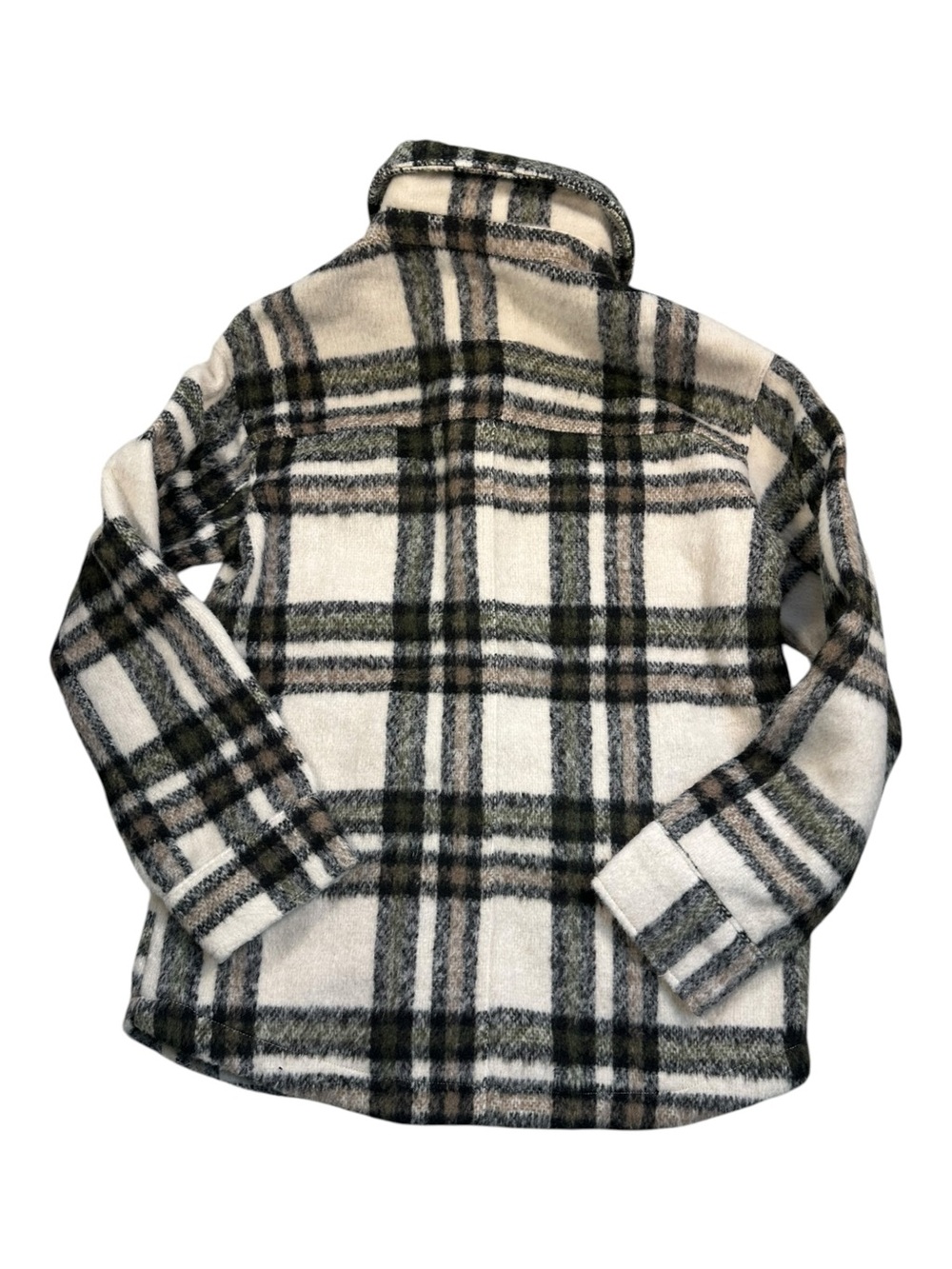 Avec Les Filles Plaid Shacket Button Down Shirt Jacket Size XS - Picture 2 of 9